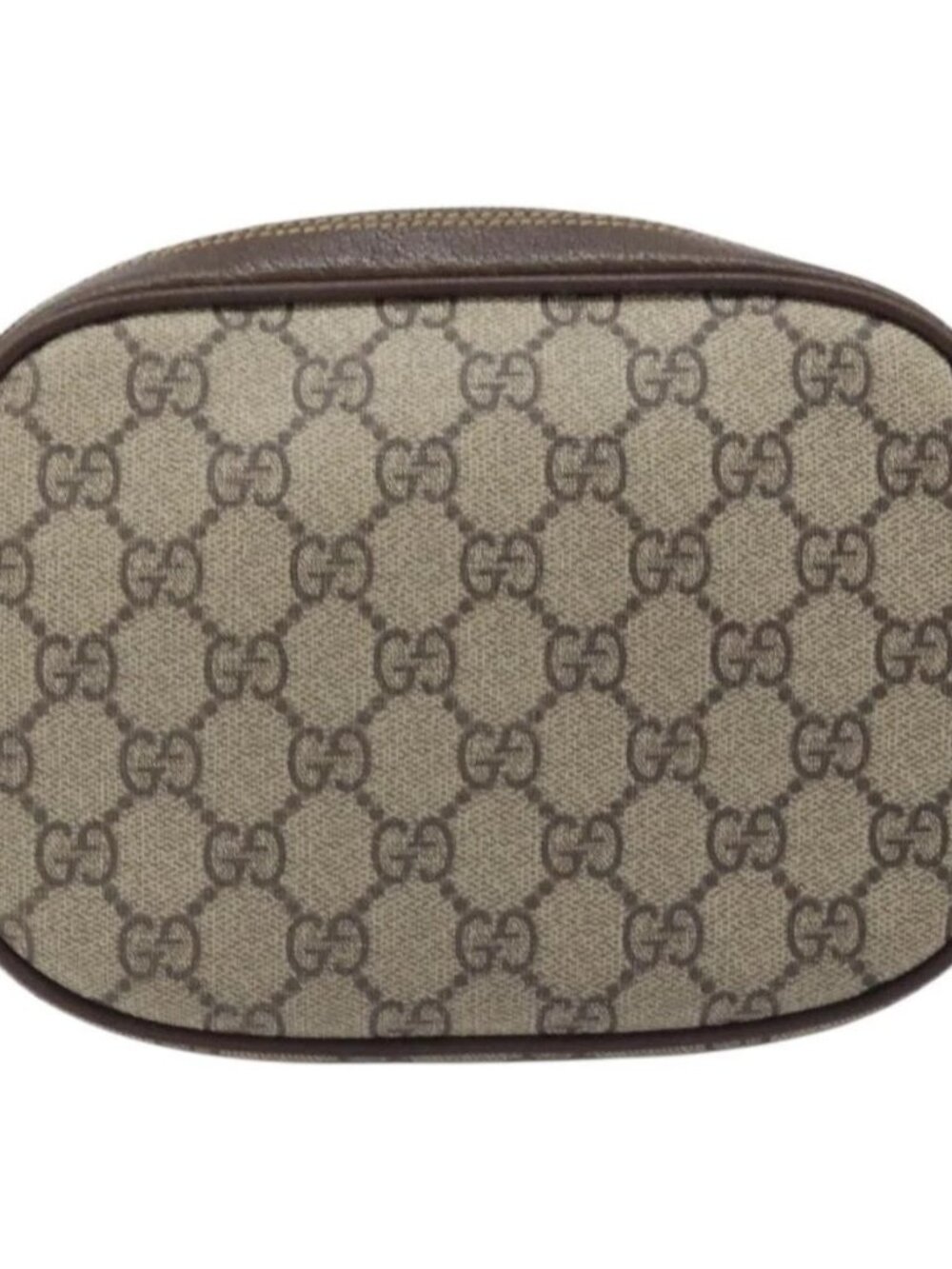 GUCCI GG Supreme Web Sherry Line Bag PVC Beige Gold 007 58 6112 Auth LNZ553 - Picture 3 of 16